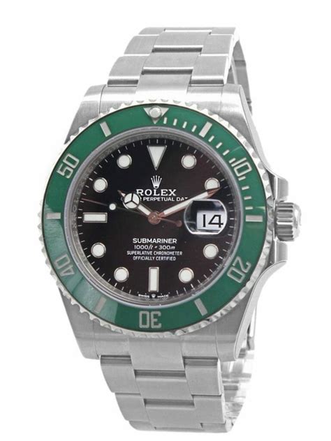 rolex submariner green bezel black dial